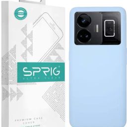Sprig Liquid Silicone Back Cover for Realme GT Neo 5 (Blue)-image-73