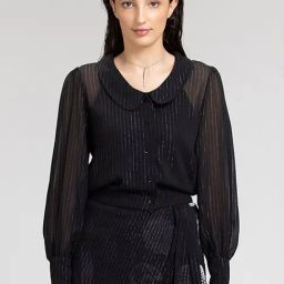 SHAYE Black Printed Shirt-image-101