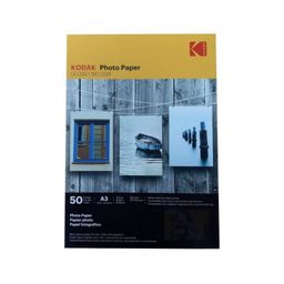 Kodak Photo Paper A3 50 Sheets 180 GSM High Glossy Finish Water Resistant White for Inkjet Printers-19