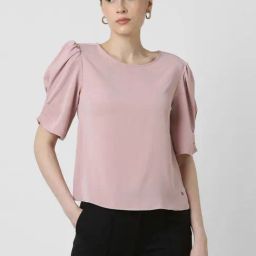 Van Heusen Pink Regular Fit Top-image-63