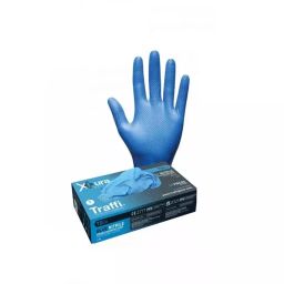 Traffi TD06 Blue Powder-Free Nitrile Disposable Gloves Size- S, A-TD06-BL-S (Pack of 50 Pair)-image-5