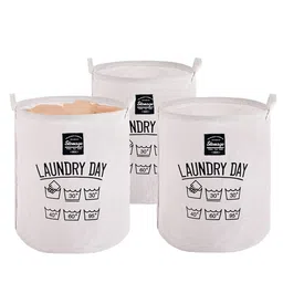 Kuber Industries White Set of 3 Regular Multi-Utility Organisers-42