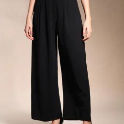 Zastraa Black Casual Trousers-image-81