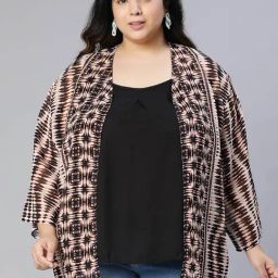 Oxolloxo Multicolor Printed Shrug-32
