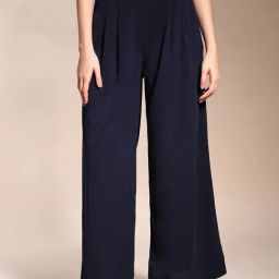 Zastraa Blue Casual Trousers-picture-32
