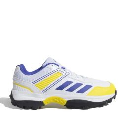 adidas Unisex CRI YARD White, Blue & Yellow Cricket Shoes-image-52