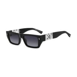 DSQUARED2 Grey Rectangular Sunglasses for Men-image-5