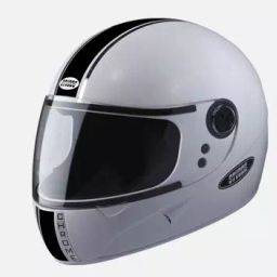 Studds White Large (580 mm) Full Face Helmet, Chrome Economy-image-73