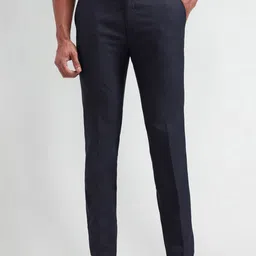 Arrow New York Men Checked Urban Slim Slim Fit Trousers-picture-43