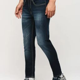 Pepe Jeans Dark Indigo Blue Skinny Fit Jeans-image-79