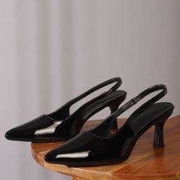 Chemistry PU Kitten Pumps-34
