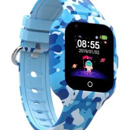 Turet Smartwatch for Kids with Camera, Games, Recorder, Sim Enabled 2-Way Calling (Blue)-picture-10