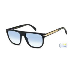 DAVID BECKHAM Blue Square Sunglasses for Men-image-51