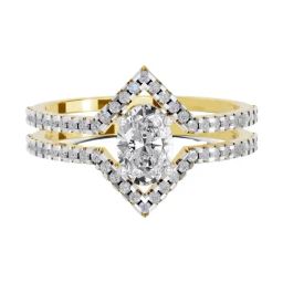 Sparkles Lab Grown Diamond 14k (585) Yellow Gold Ring for Women-picture-32