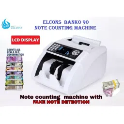 Elcons Note Counting Machine 1000 notes/min White, Banko 90 image 4