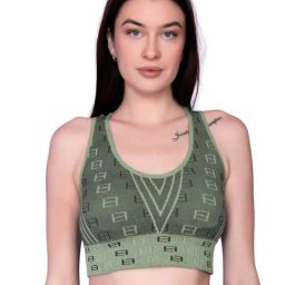 Spiaty Women's Green Sports Lightly Padded Bra-picture-44