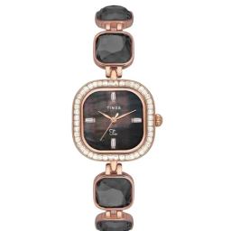 Timex Fria Women Black Square Analog Watch - TWEL17103-10