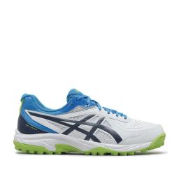 Asics Men's GEL-COVER White & Midnight Cricket Shoes-image-71