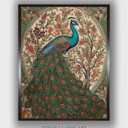 Indian Classic Art Multicolor Canvas Abstract Wall Art-picture-12