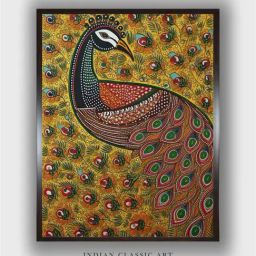 Indian Classic Art Multicolor Canvas Abstract Wall Art-picture-41