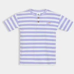 MiArcus Unisex Purple Striped T-Shirt-picture-28