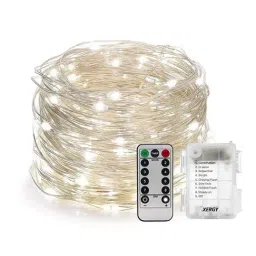 Xergy Silver & White Plastic Led Battery Box Fairy String Lights-picture-15