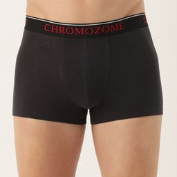 Chromozome Men Solid Short Outer Elastic Mid-Rise Trunk 8902733650083 image 1
