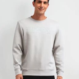 U.S. Polo Assn. Denim Co. Grey Regular Fit Logo Printed Sweatshirt-32