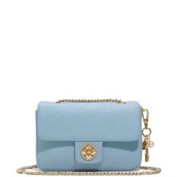 ALDO Light Blue Solid Medium Cross Body Bag-12