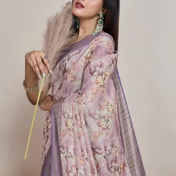 KALINI Floral Zari Tissue Handloom Saree-image-53