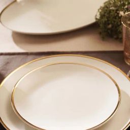 Pure Home and Living White Ceramic Gold Rim Dessert Plates - Set of 2-image-94