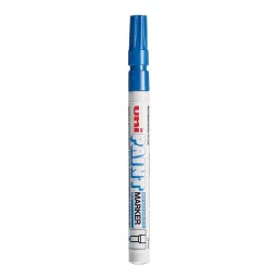 Uni PX 21L Medium Tip Blue Ink Permanent Paint Marker (Pack of 12 Pcs)-21