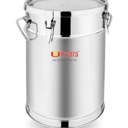 Rudra Silver Stainless Steel Air Tight Container for Kitchen Storage-image-37