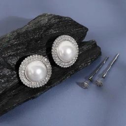 Sohi Elegant Ensemble Sparkling Earrings-0