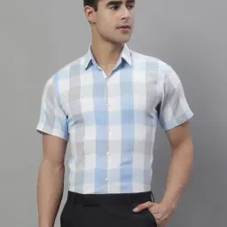 Jainish Multicolor Regular Fit Check Cotton Shirt-image-42