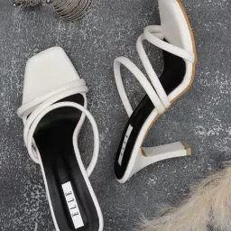 Elle Women's White Casual Sandals-picture-40