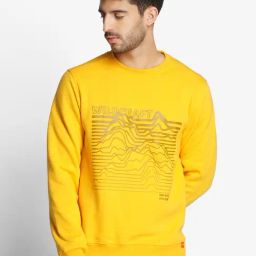 Wildcraft Yellow Regular Fit Printed Sweatshirt-picture-10