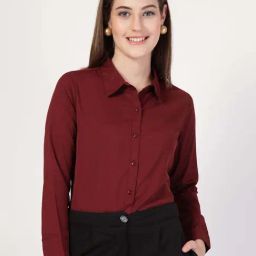 Style Quotient Maroon Formal Shirt-picture-26