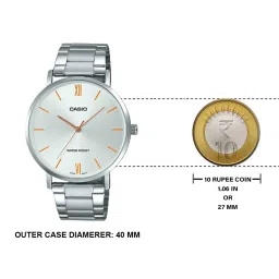 Casio MTP-VT01D-7BUDF Enticer Analog Watch for Men (40 mm) image 2