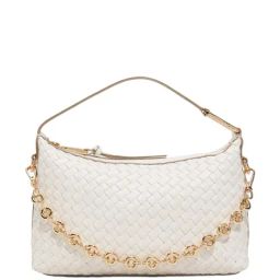 ALDO White Textured Medium Cross Body Bag-image-56