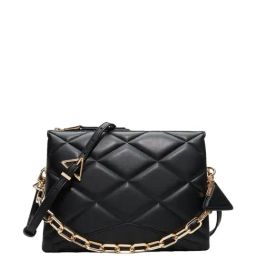 ALDO Black Textured Medium Cross Body Bag-25