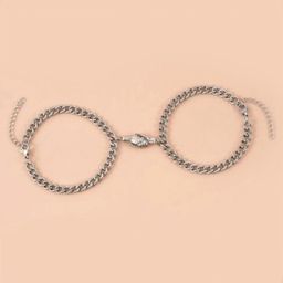 Teeragaj Set Of 2 Stainless Steel Wraparound Bracelets-7