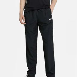 Puma Black Regular Fit Sports Trackpants-image-44