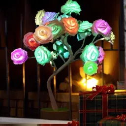 Xergy Multicolor Plastic Rose Tree Decoration Lamp Light-picture-24