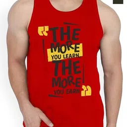 WOOSTRO 2-Pcs Printed Cotton Innerwear Vests RS26 CMB (MORE RED) (MORE OLIVE)-image-80