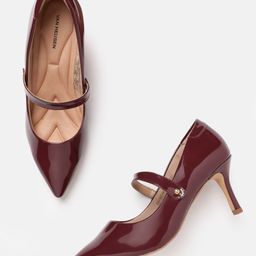 Van Heusen Pointed Toe Slim Heeled Mary Janes-24
