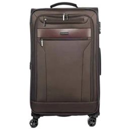 Nasher Miles Berlin Expander Soft-Sided Polyester Check-in  Brown 28 inch |75cm Trolley Bag-40