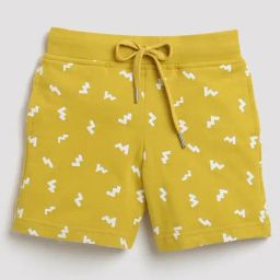 Tiny Girl Mustard Cotton Printed Shorts-image-54