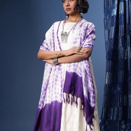 Taavi Tie and Dyed Shibori Dupatta-picture-15