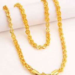 SANAA CREATIONS Unisex Gold-Plated Antique Chain-image-92